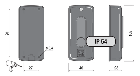 Fotokomórka max. 10m