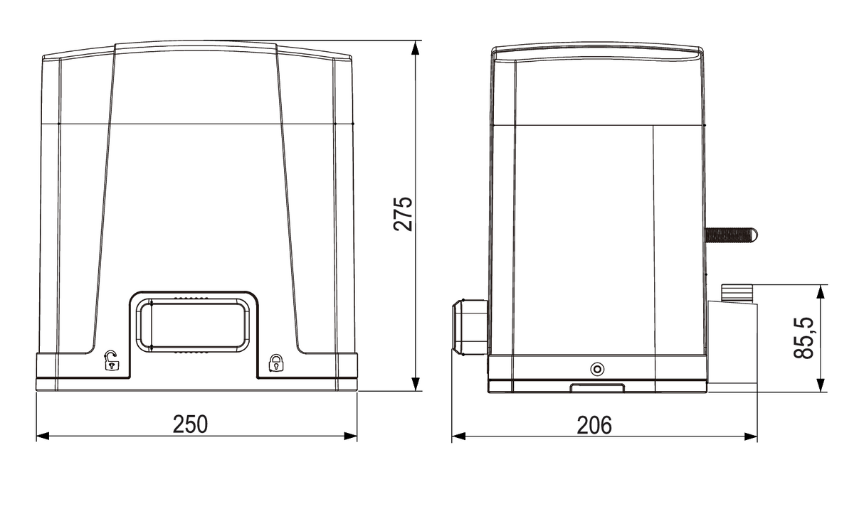 Zestaw do bram ROLLKIT kit, max 400kg