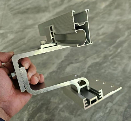 Strešný hák hlinikový nastaviteľný - set škridla keramika/betón