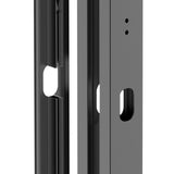 Zestaw aluminiowego słupka 50x60 i osłony dla części zamkowej - 1850mm