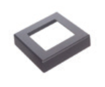 Aluminiowa osłona adaptera do listew 20-26mm R7016