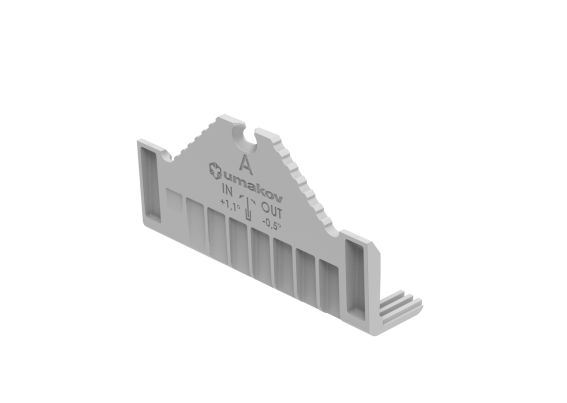 Zestaw do regulowanego mocowania szkła - canal A