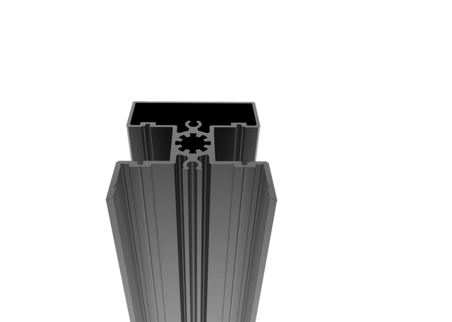 Aluminiowy słupek ogrodzeniowy 50x60-6000mm R7016