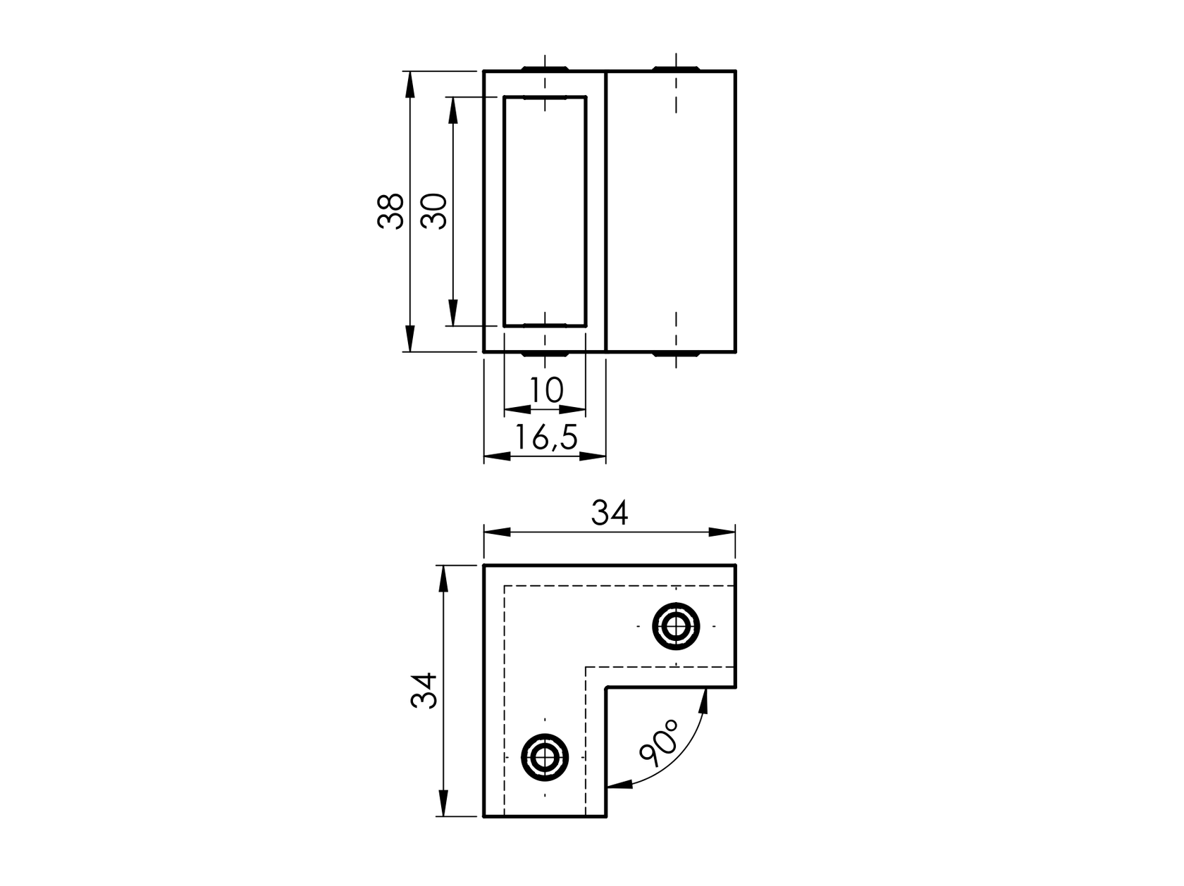 łącznik vertikal stal nierdzewna