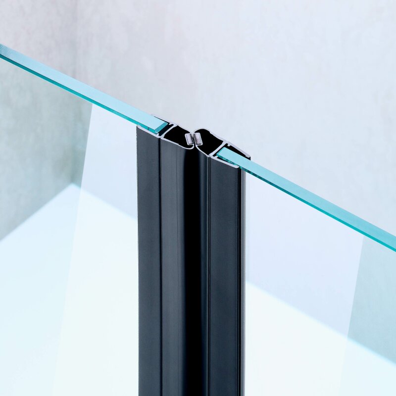 Listwa uszczelniająca drzwi- PVC para 180° black