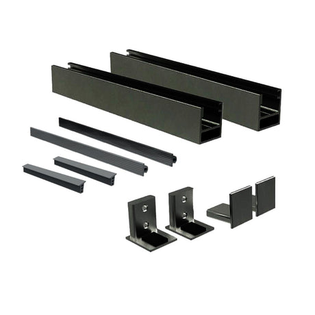 Francuskie okno Aluminiowa rama bez szkła