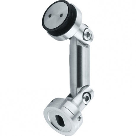 łącznik narożny ściana - szkło z regulacją kątów