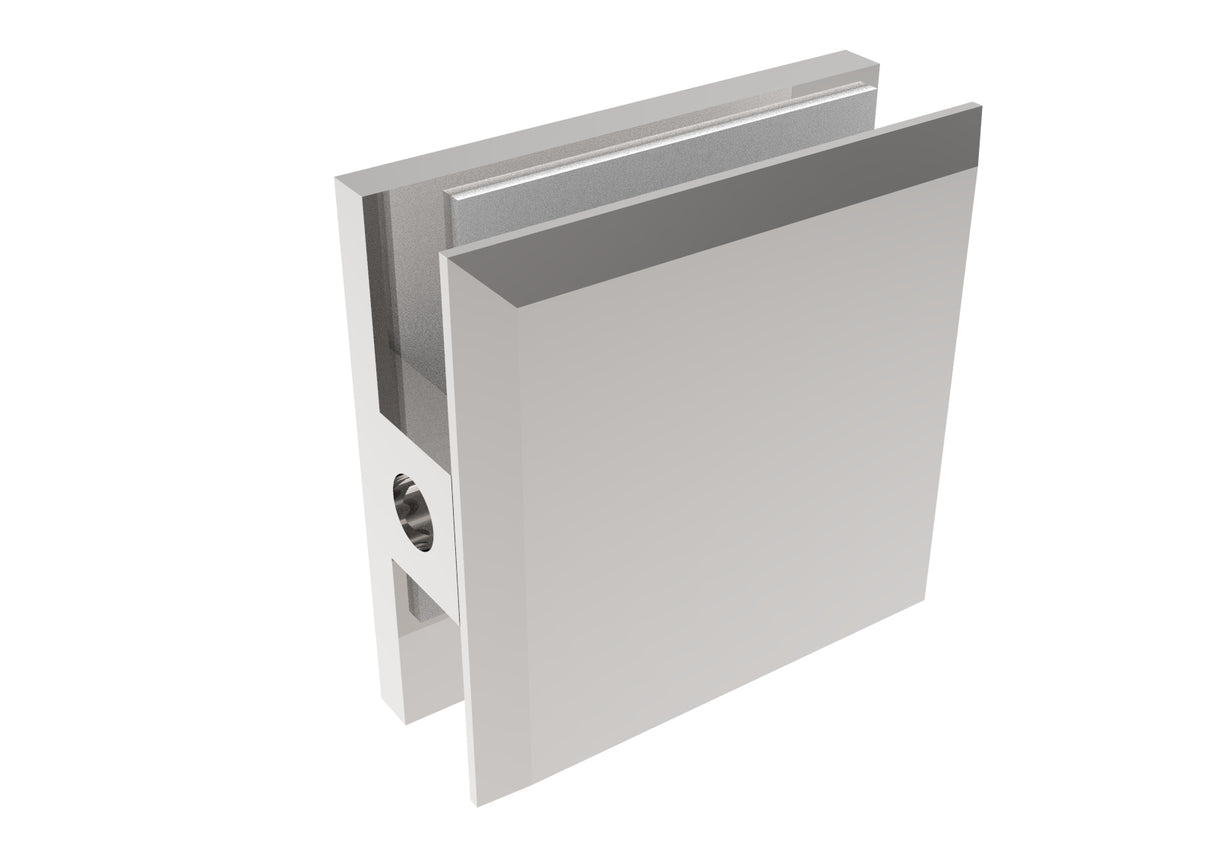 Uchwyt szkła, Zamak, 45x45x20/T 8-10 mm