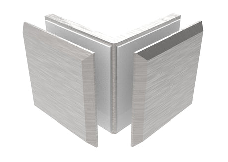 Uchwyt szkła, Zamak, 90°, T 8-10 mm