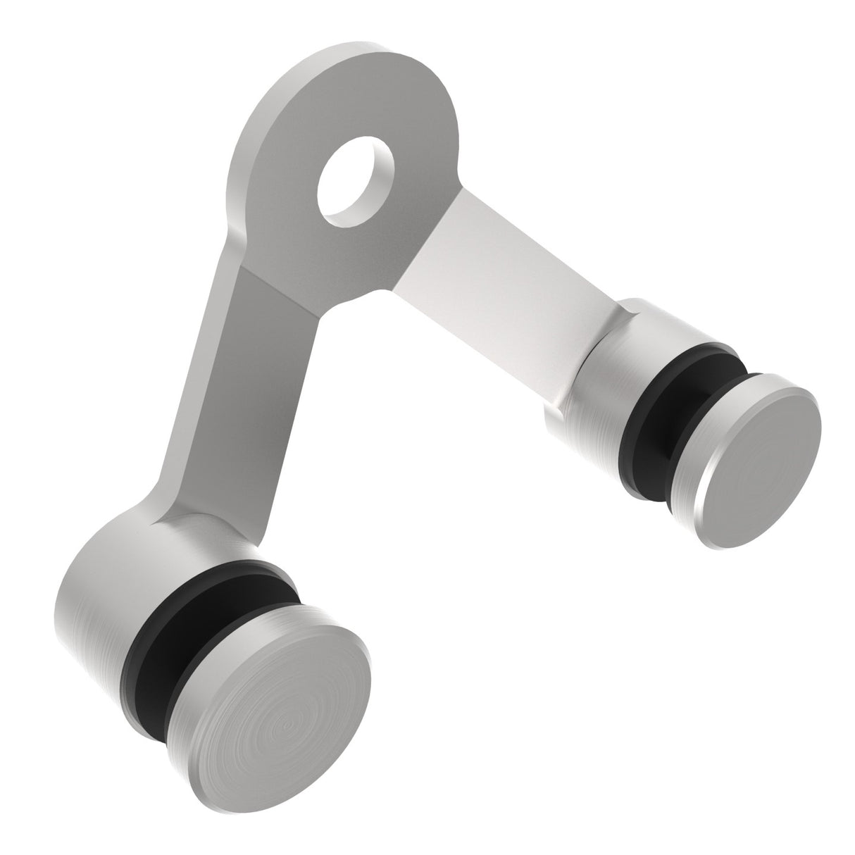 Uchwyt do szkła spider podwojny AISI304, 2xD30mm/9