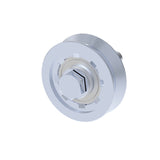 Koło do bram przesuwnych z rowkiem V, INOX, D80mm