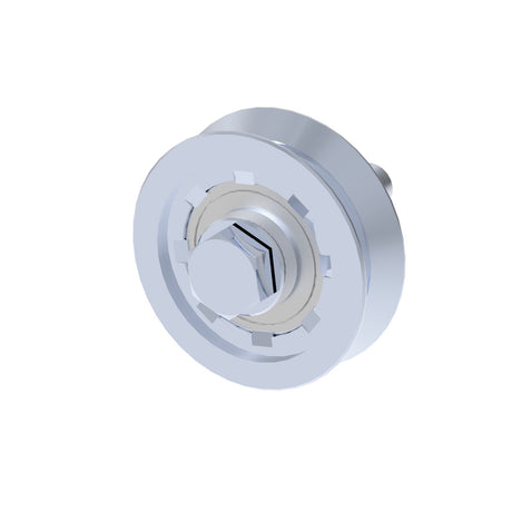 Koło do bram przesuwnych z rowkiem V, INOX, D80mm