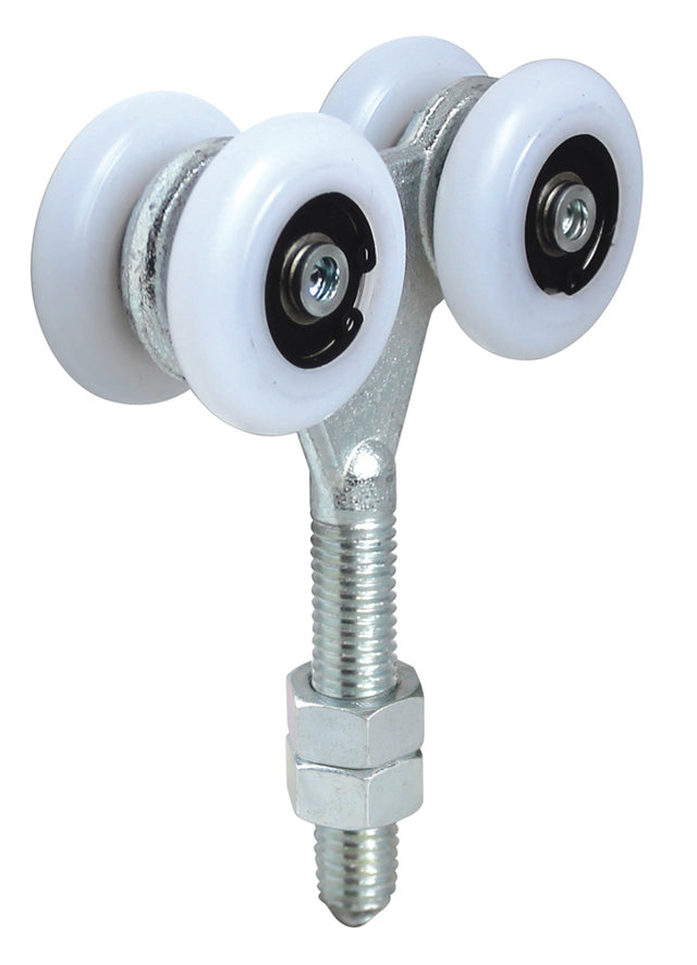 4 - rolkowy wózek ze sworzniem do szyny Zn, profil