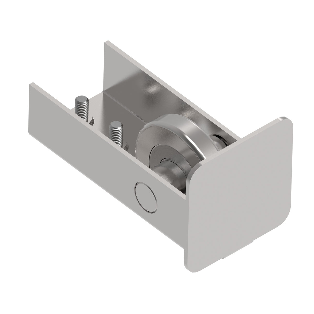 Kółko dojazdowe, stal nierdzewna profile 76x76mm