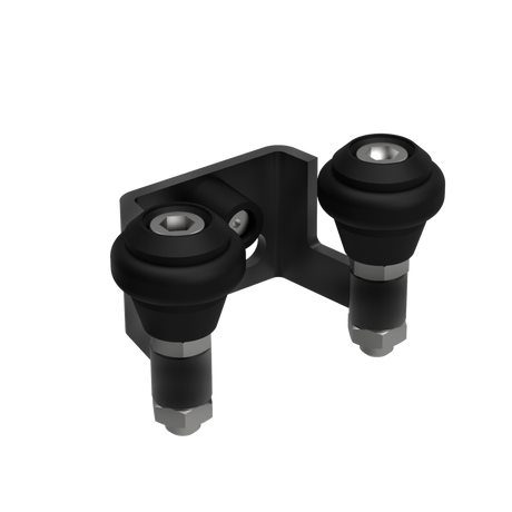 Uchwyt bramy Zn, profile 40mm, czarny