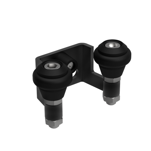 Uchwyt bramy Zn, profile 40mm, czarny