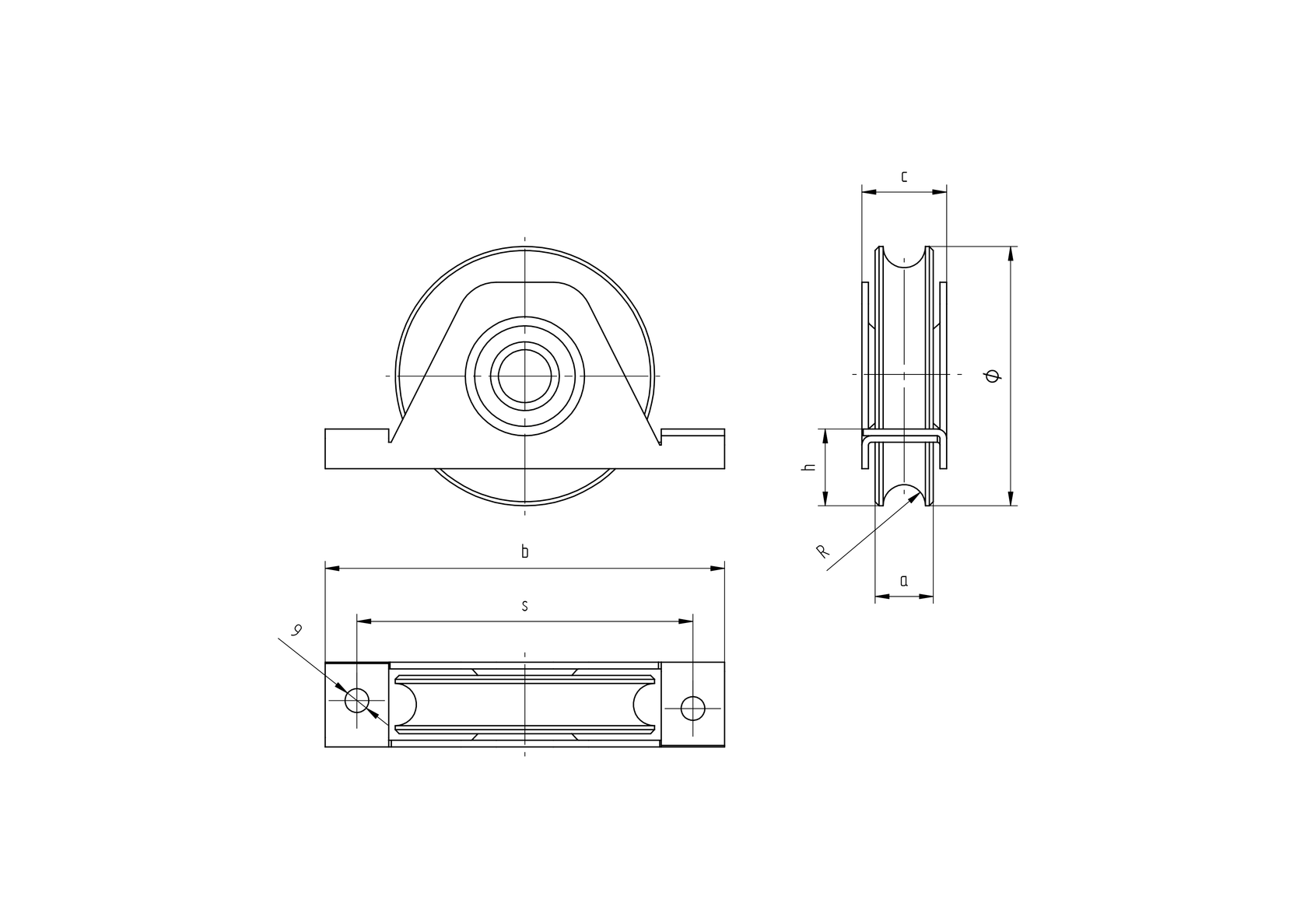 Osprzęt bram Zn, D80