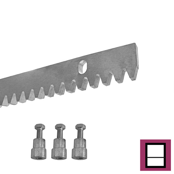 Listwa zebata Zn, 30x12mm, L1m,max 2200kg