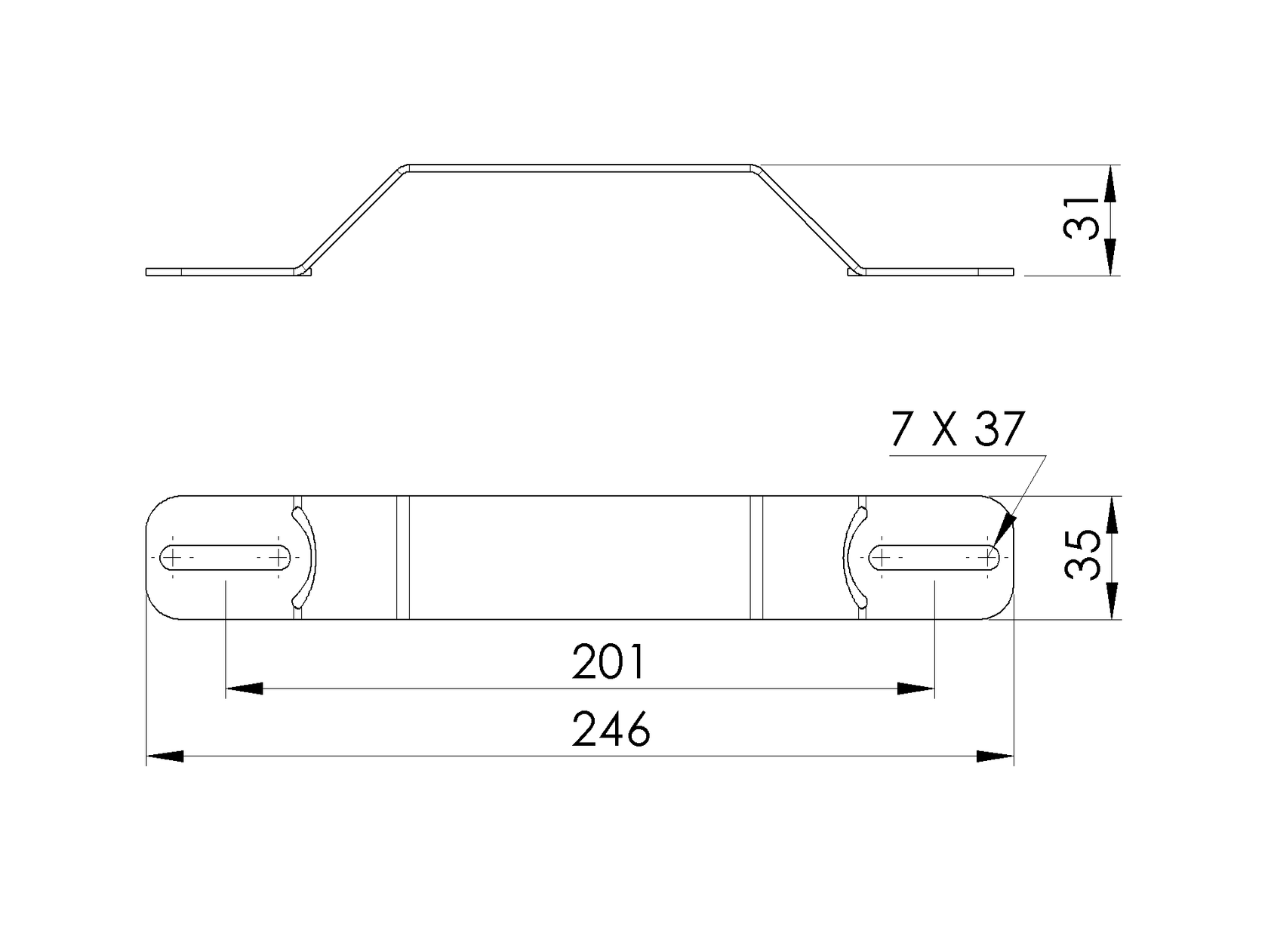 Ogranicznik końcowy, AISI304