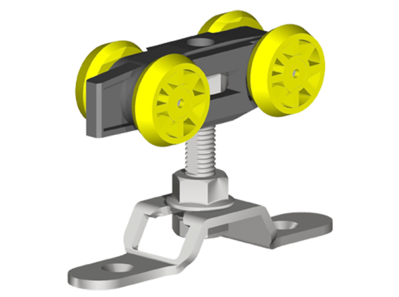 Drzwi przesuwne - AL bar, ładowność 60kg