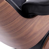 Ergonomiczny fotel idealny Charles & Ray Eames replika orzech