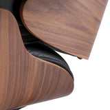 Ergonomiczny fotel idealny Charles & Ray Eames replika orzech