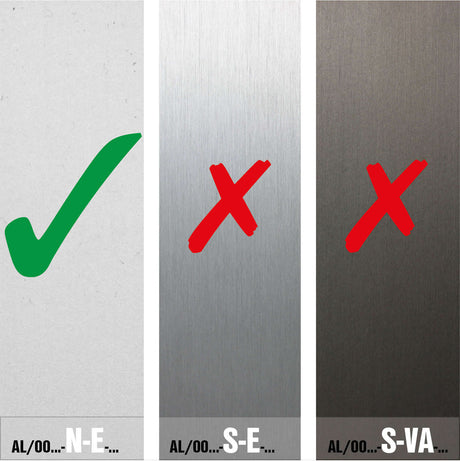 Profil balustrady szklanej Al-boczny AL/ELOX