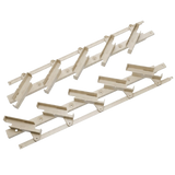 Pohyblivý plastový systém - žalúziový - pár (ľavý + pravý)