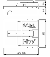 Zestaw napędów podziemnych do bramy dwuskrzydłowej