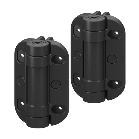 Zawias do ciężkich bram, z regulowaną sprężyną