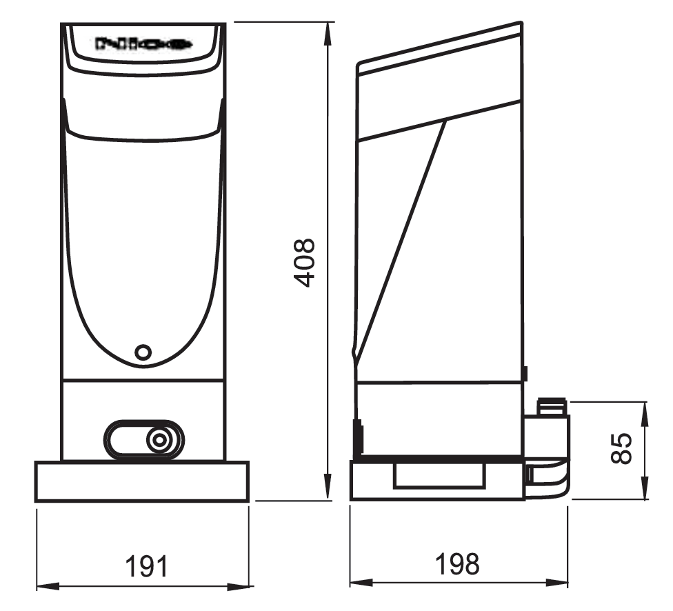 Zestaw automatyki do bram  NICE set, max 400kg