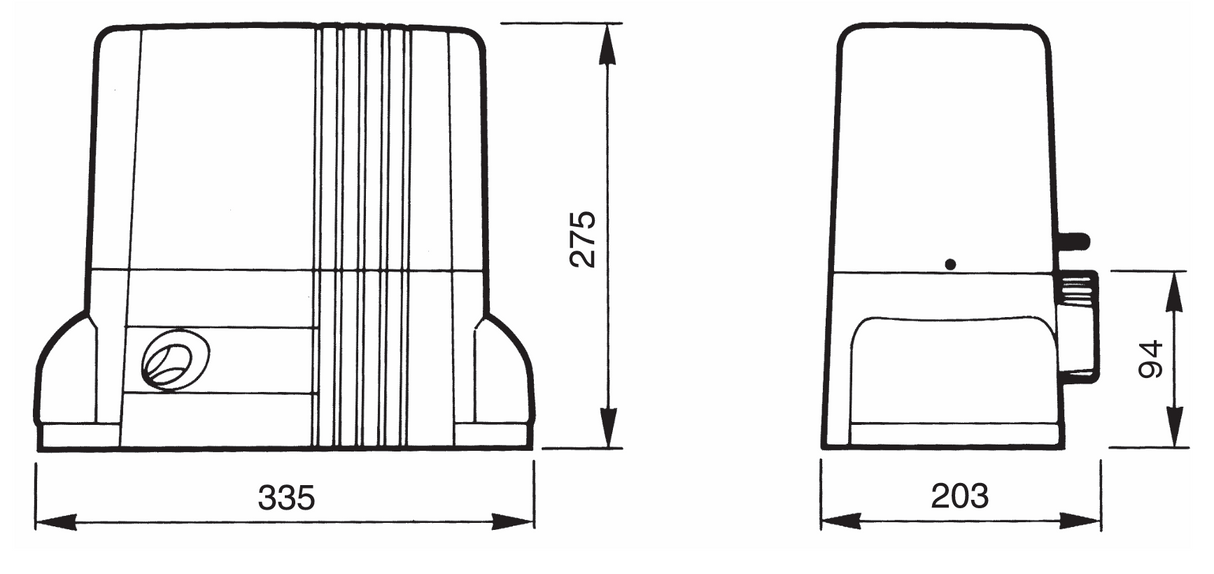 Zestaw automatyki do bram : NICE set, max 1500kg