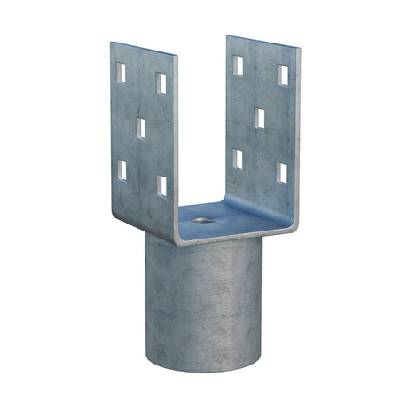 Nadstavec na zemnú skrutku Zn "U" 70x70x90x60mm