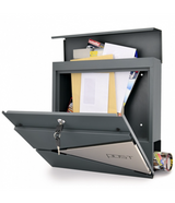 Skrzynka pocztowa, Zn + stal nierdzewna, 370x370x100mm