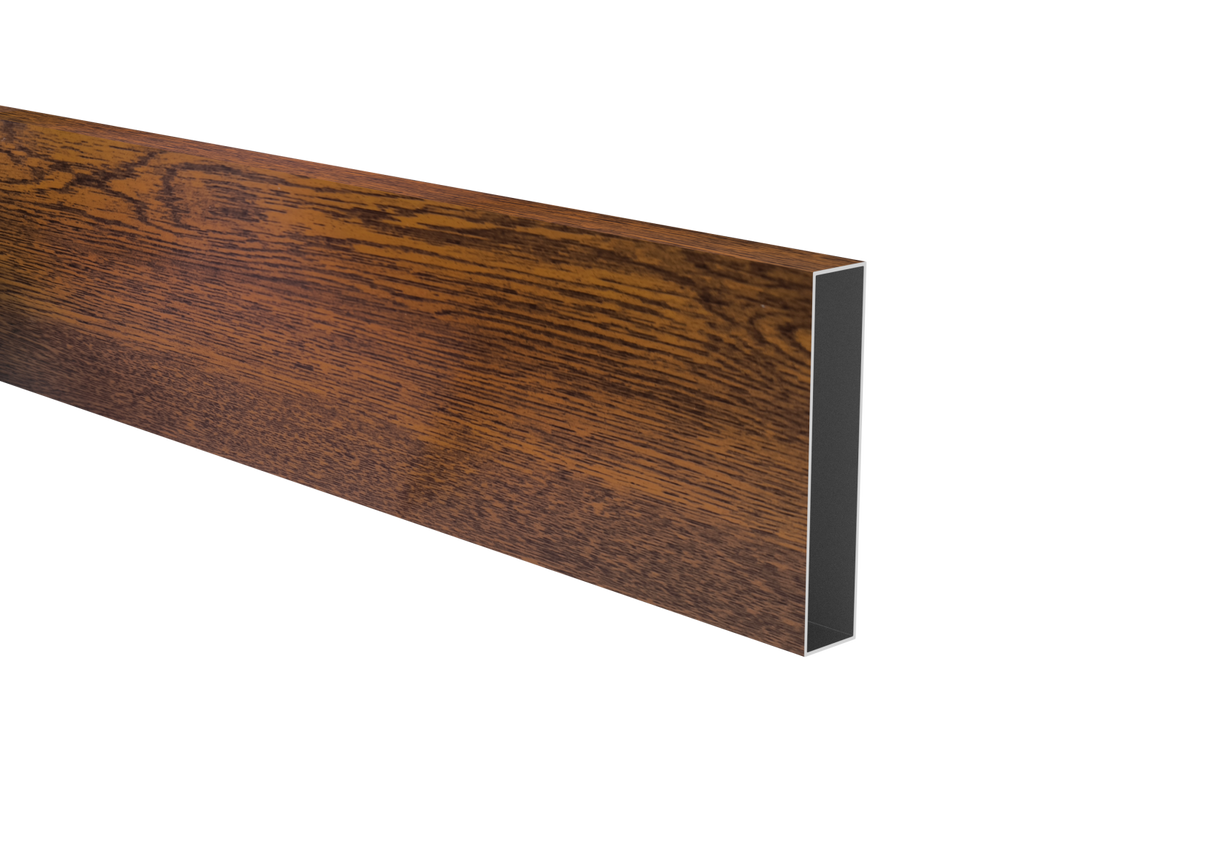 Aluminiowe wypełnienie ogrodzenia 20x100x1,1-6000mm ciemny orzech