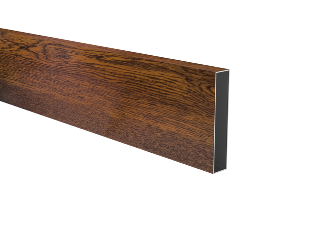 Aluminiowe wypełnienie ogrodzenia 20x100x1,1-6000mm ciemny orzech