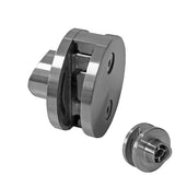 Nierdzewny uchwyt szkła obły