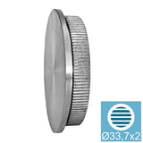 Zaślepka płaska rury, solid