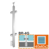 Słupek boczny 40x40x2 AISI 304