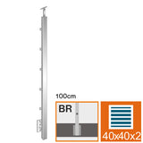 Slupek ze stali nierdzewnej AISI304, 40x40x2/5xd12