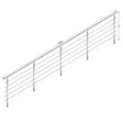 Balustrada nierdzewna AISI304, 40x40x2/4xd12/H900/