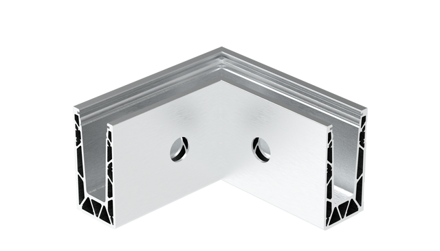 Profil balustrady szklanej Al-boczny