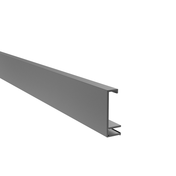 Aluminiowy adapter ogrodzeniowy do wypełnień - listwa kryjąca 1700mm