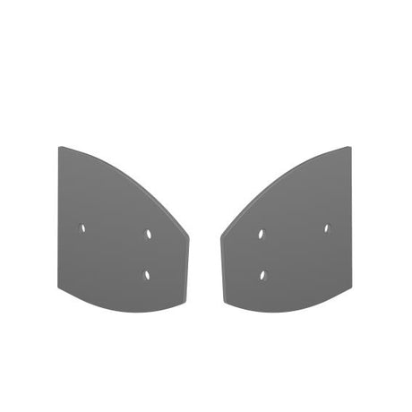 Aluminiowy baldachim szklanny 0°zaślepka