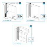 Aluminiowy adapter ogrodzeniowy do wypełnień tablicowych 1-8mm - 6000m