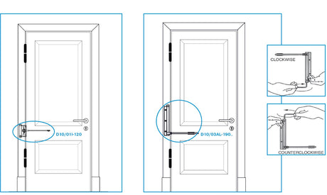 Samozamykacz sprężynowy, Aluminium