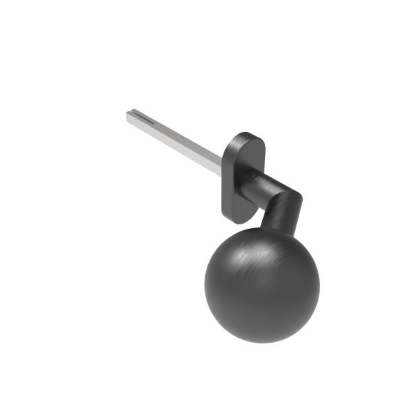 Klamka z szyldem - para AISI 304, K320, fix