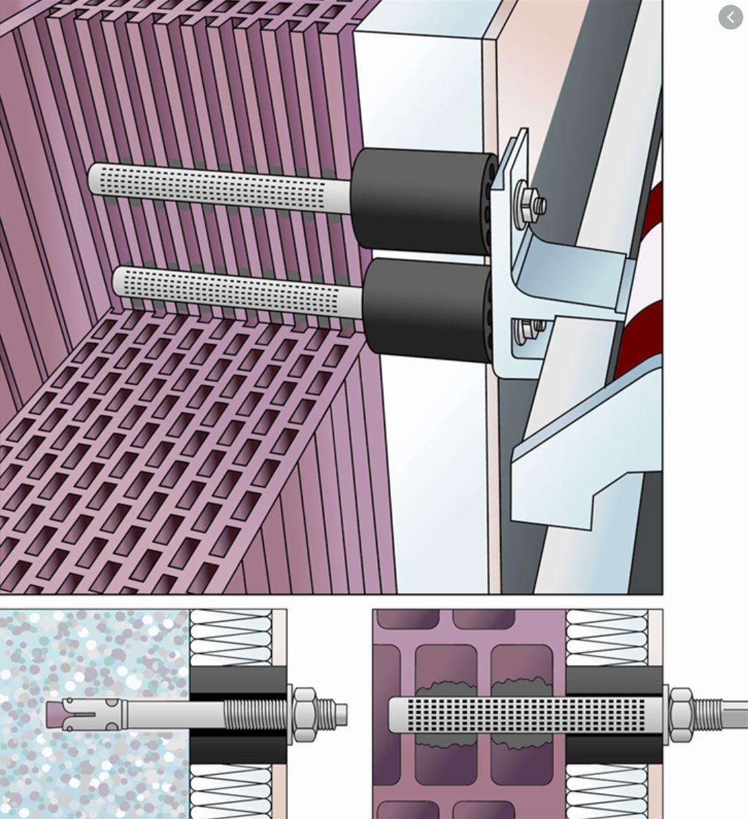Tuleja montażowa dystansowa, PVC, L100mm