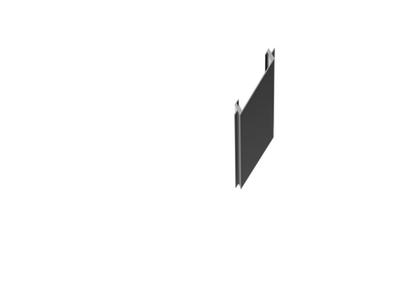 Wąska listwa maskująca skośna do profili słupkowych 20mm R7016