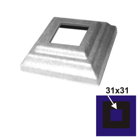 Maskownica ozdobna 60x60, h17, t4mm